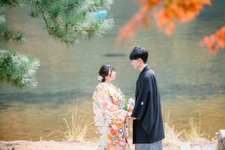 嵐山にて和装2点撮影！