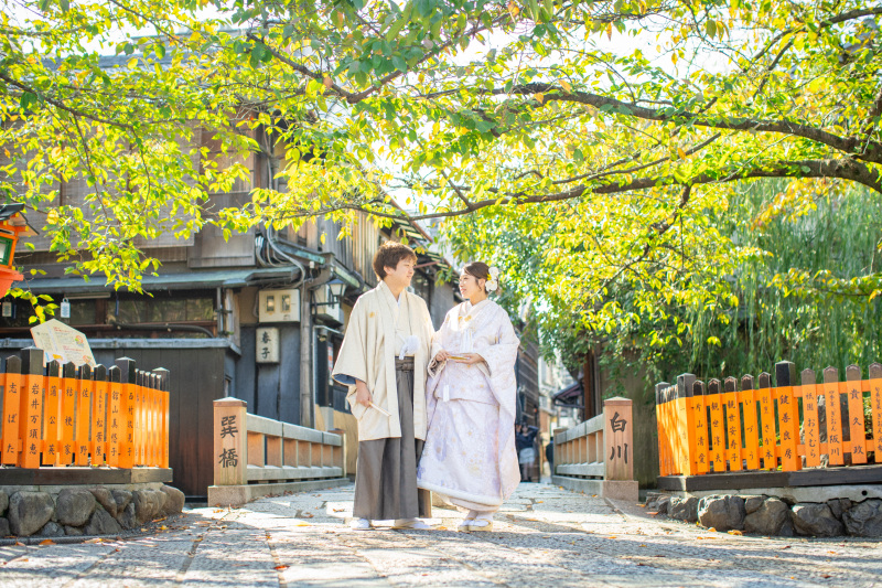 美しい祇園と、白無垢ロケ