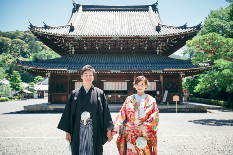 初夏の神社仏閣で撮影