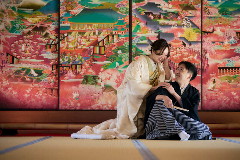 ロケ地二カ所で前撮り♪