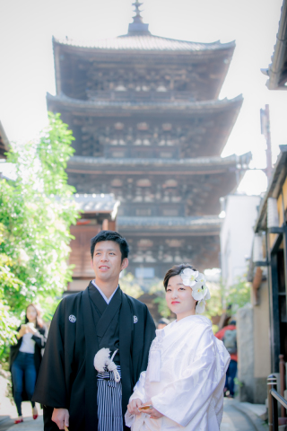 八坂の塔周辺で撮影