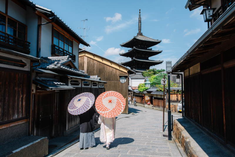 和装1点　八坂の塔周辺の撮影ご紹介☆彡