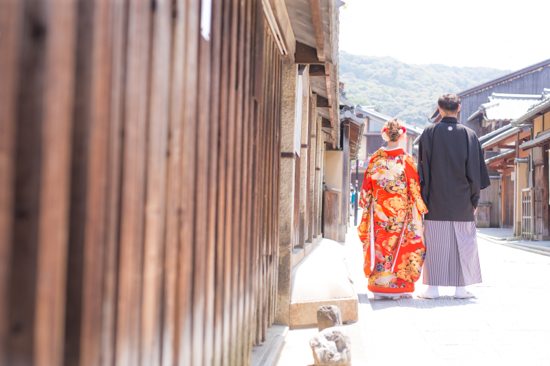 京都らしさ溢れる街並み