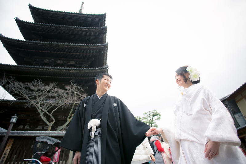 まずは八坂の塔とともに！