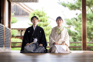 大覚寺での前撮り