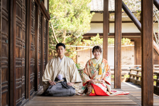 色打掛で和装ロケ♫4月