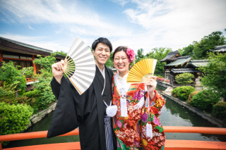 神泉苑での撮影