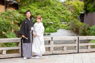 祇園とスタジオで撮影