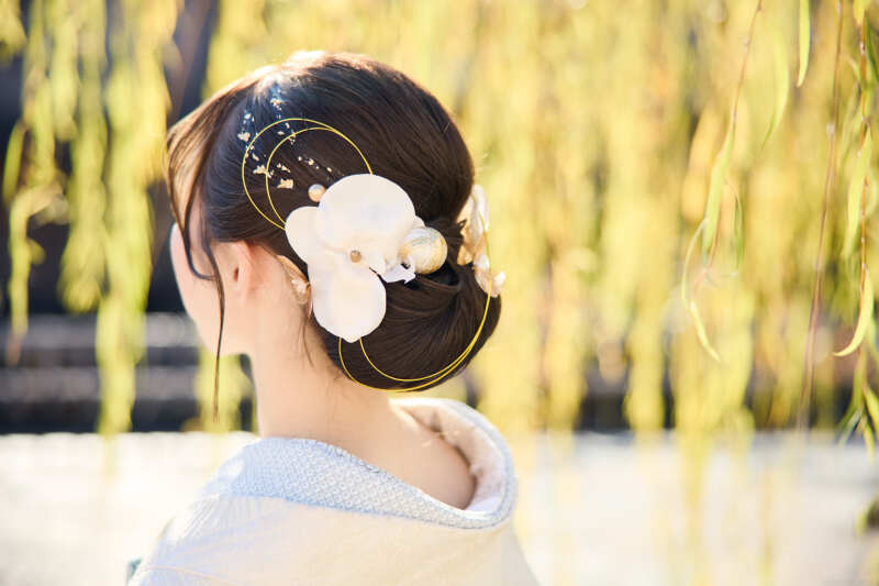 新婦様ヘア