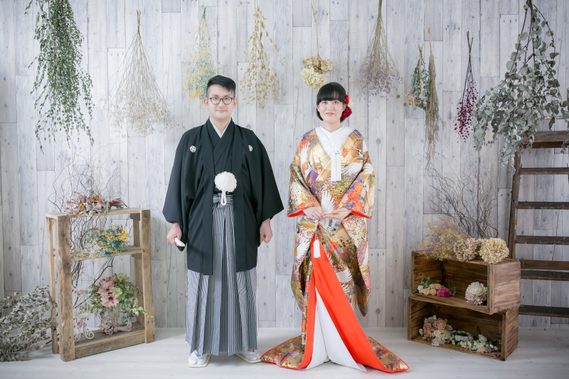 スタジオで楽しく撮影