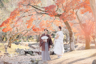 円山公園にて和装前撮り！