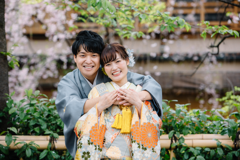 桜シーズン祇園にてロケ撮影！