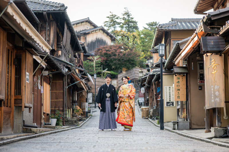 和装2点　八坂付近＆毘沙門堂ロケ
