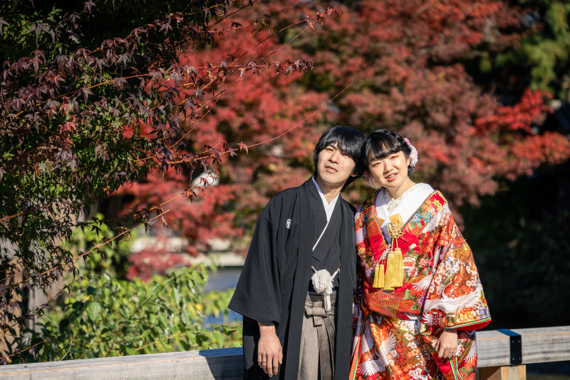 紅葉前にて