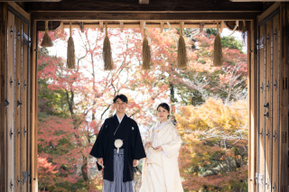 毘沙門堂の前撮り