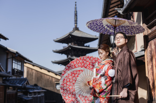 華やかな和装2点で和装ロケ！