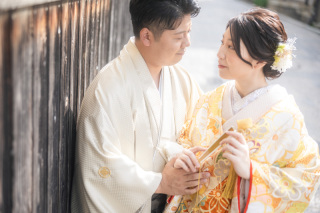 10月の八坂の塔付近でロケ撮影