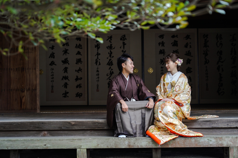 日本らしさが良い　萬福寺ロケ