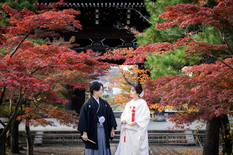 金戒光明寺での和装前撮り