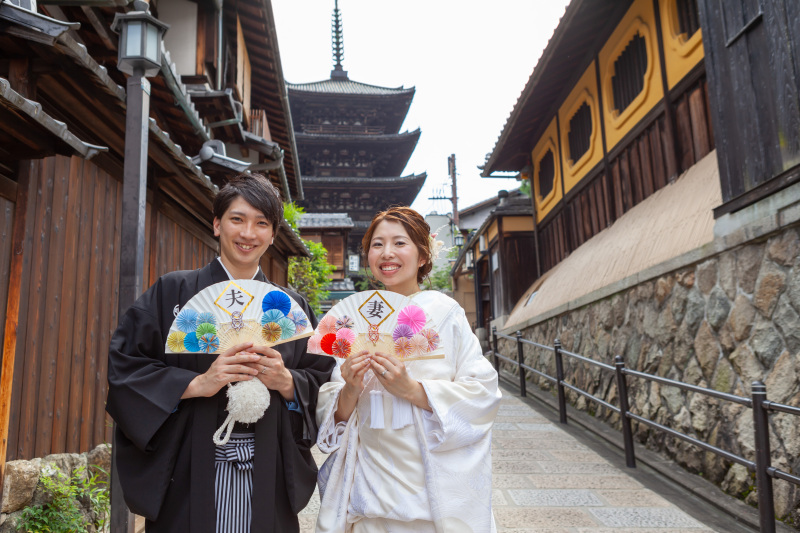 晴天のもと　八坂の塔周辺・嵐山にて