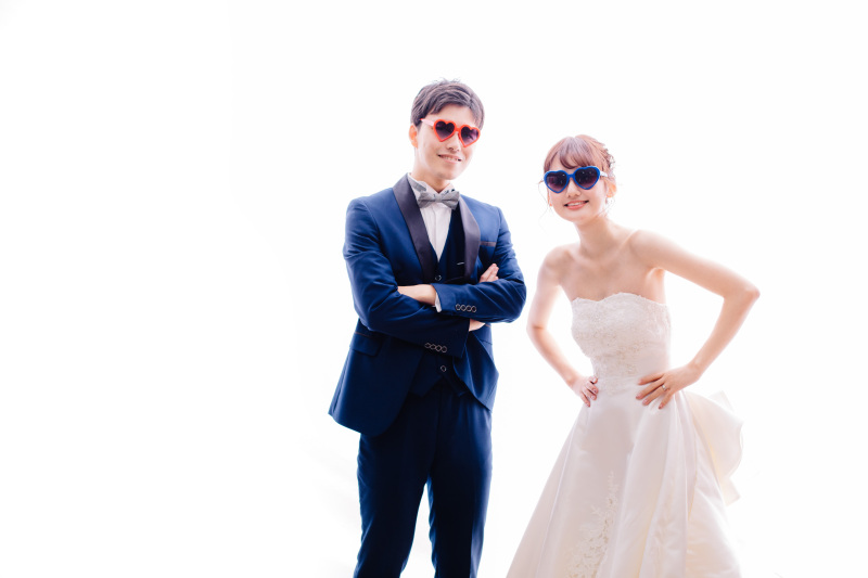 サングラスで遊び心