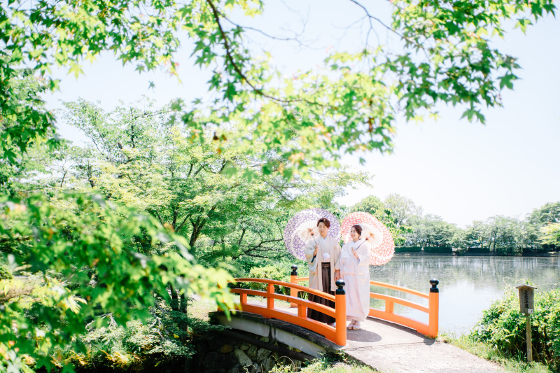 5月の大覚寺にて