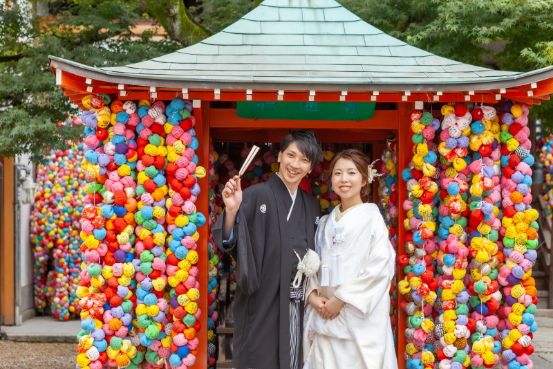 八坂庚申堂にて