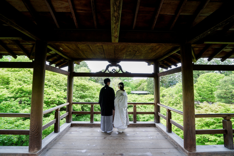 新緑シーズンの東福寺にて