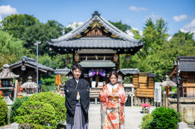 神泉苑にて　9月ロケ