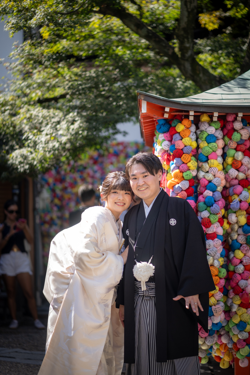 八坂庚申堂にて