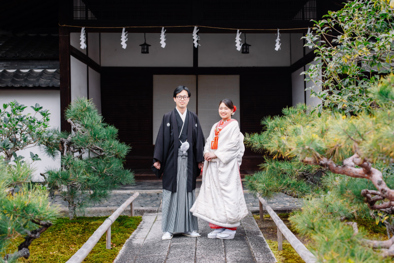 立本寺での和装前撮り