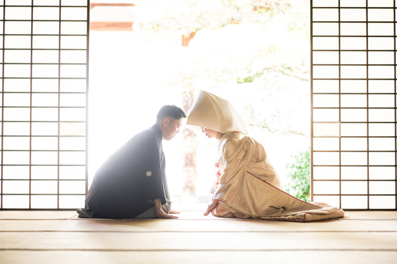 和装2点で、萬福寺ロケ