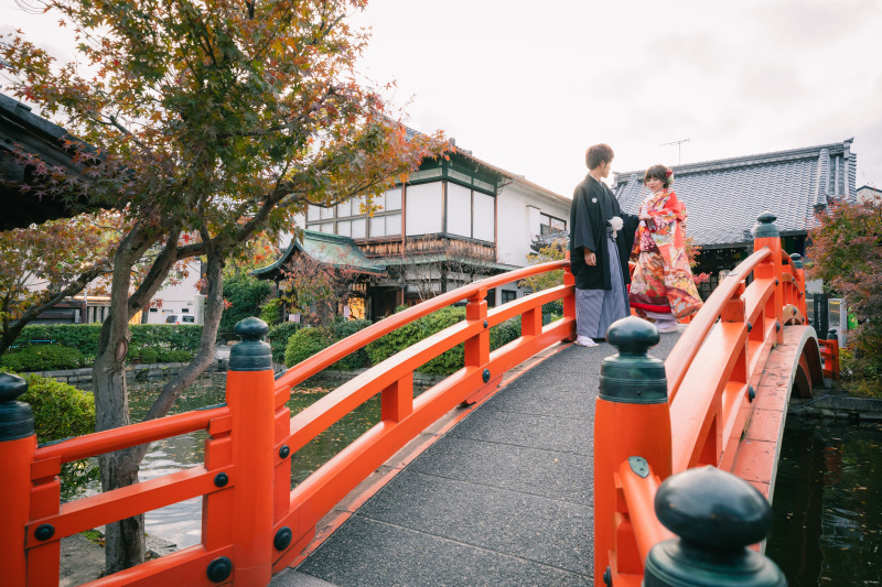 朱色の橋