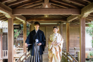 新緑シーズン、和装2点で毘沙門堂撮影！
