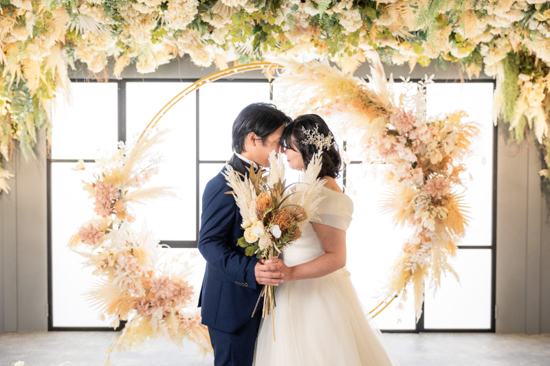 おでこ合わせショット