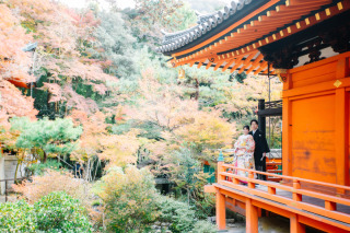 毘沙門堂での撮影