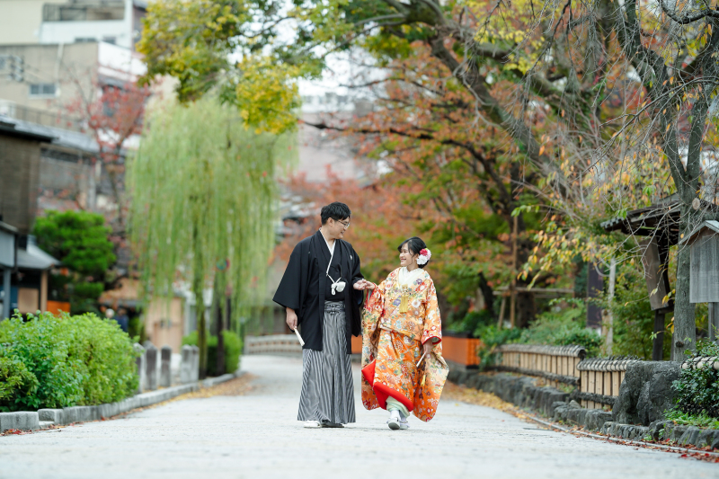 京都の祇園で前撮り!