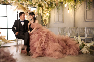 ドレス2点でスタジオ撮影♪