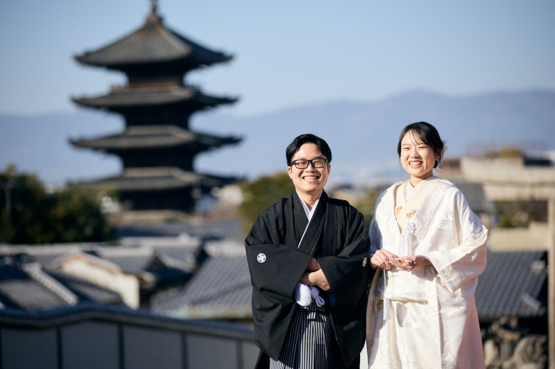 八坂の塔付近にて