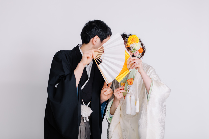 お顔隠しショット