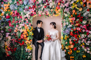 お二人らしい前撮り撮影♬