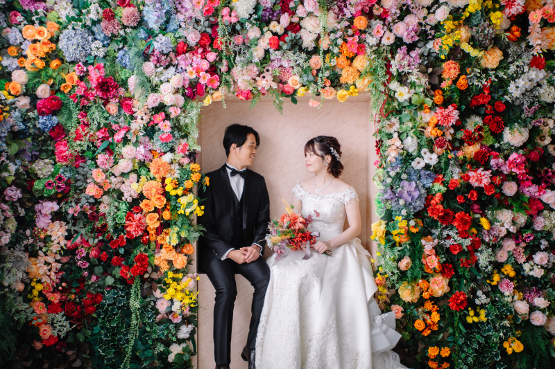 お二人らしい前撮り撮影♬