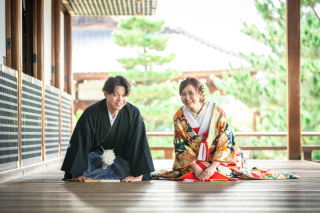 和装で大覚寺と八坂の塔周辺！