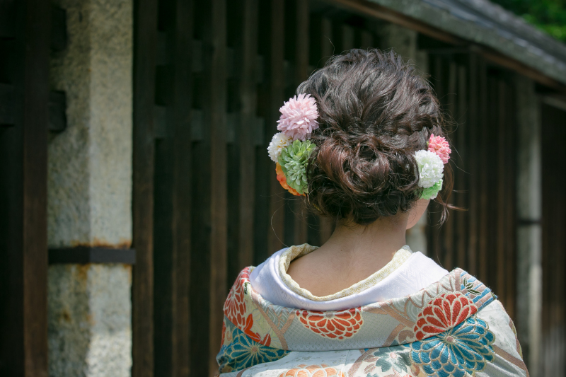 ふんわりヘアスタイル