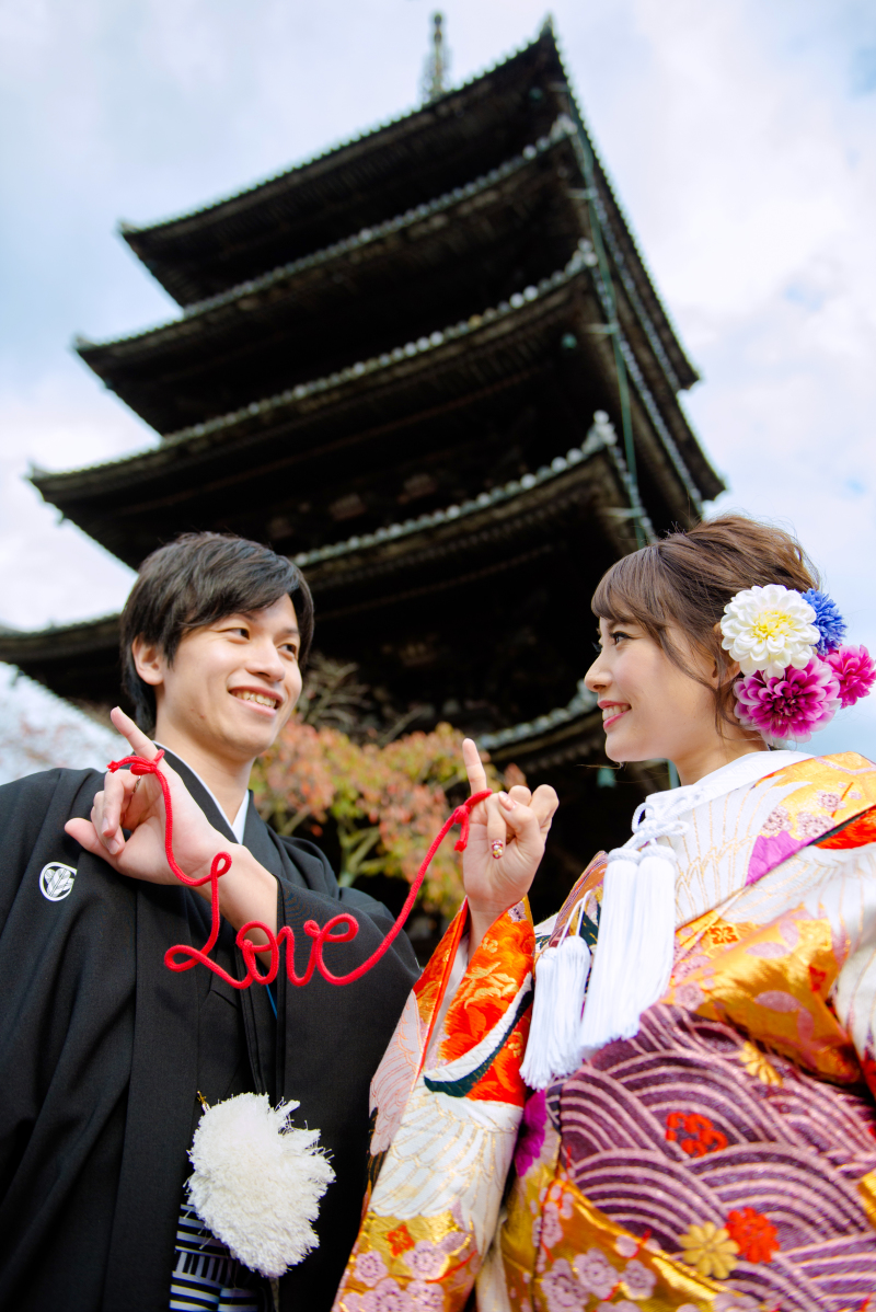 大迫力!八坂の塔