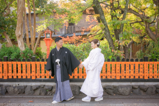 祇園巽橋周辺にて