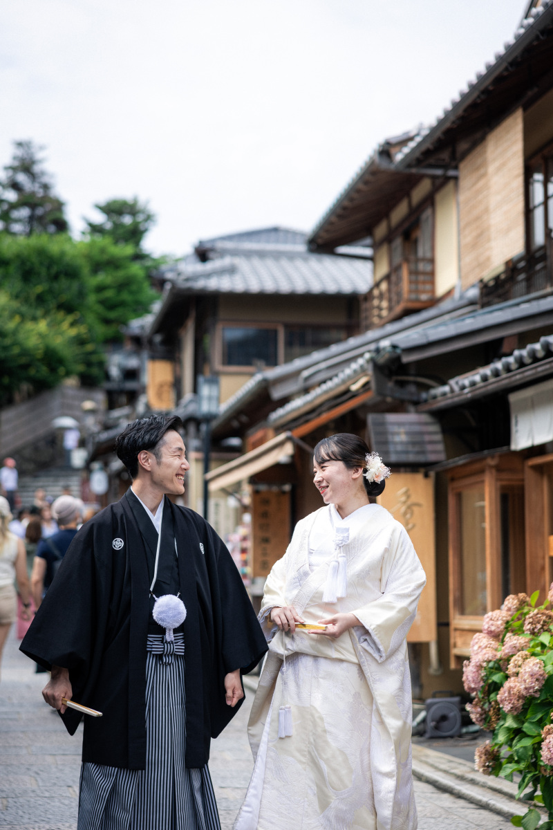 八坂の塔付近へ