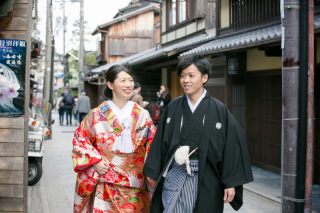 八坂の塔周辺ではんなりロケ