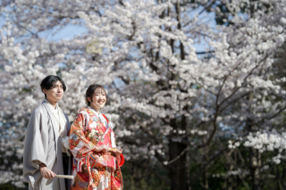 桜シーズン、和装ロケ＆スタジオ撮影！