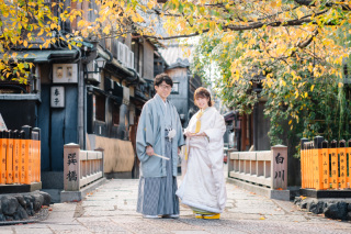 京都の定番ロケ地！白無垢で撮影